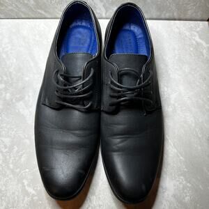 Perry Ellis Portfolio Fairfax black dress‎ shoes Mens size 11.5 ultra foam
